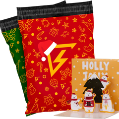 BRIGHT™ Christmas Bag and Card