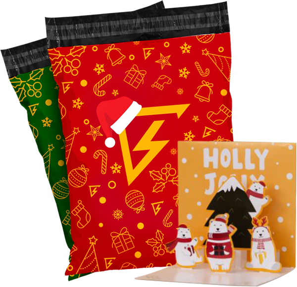 BRIGHT™ Christmas Bag and Card